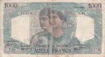Francia 1000 Francs - Minerva & Hercules - Serials and years varieties - V to VF