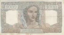 Francia 1000 Francs - Minerva and Hercules - 05-05-1948 - Serial E.417