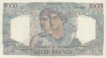 Francia 1000 Francs - Minerva and Hercules - 11-03-1948 - Series N.381