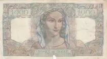 Francia 1000 Francs - Minerva and Hercules - 11-07-1946 - Serial V.310 - F - P.130