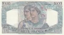 Francia 1000 Francs - Minerva and Hercules - 23-08-1945 - Serial Z.111