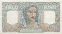 Francia 1000 Francs - Minerva and Hercules - 23-08-1945 - S&eacute;rie E.117