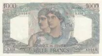 Francia 1000 Francs - Minerva and Hercules - 27-05-1948 - Serial S.438
