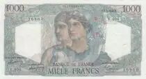Francia 1000 Francs - Minerve and Hercule - 05-05-1948 - Serial V.404