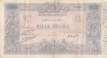 Francia 1000 Francs - Pink and blue - 02-04-1926 - Serial N.2220
