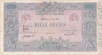 Francia 1000 Francs - Pink and blue - 17-04-1915 - Serial T.914 -  F - P.67