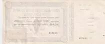 Francia 1000 Francs - Rassemblement du Peuple Fran&ccedil;ais - Bon Salut Public - 1947 - avec souche