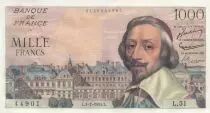 Francia 1000 Francs - Richelieu - 01-07-1954 - Serial L.51