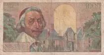 Francia 1000 Francs - Richelieu - 01-12-1955 - Serial Y.205