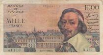 Francia 1000 Francs - Richelieu - 02-11-1956 - Series X.290