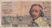 Francia 1000 Francs - Richelieu - 03-03-1955 - Serial L.124 - P.134