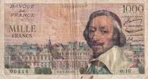 Francia 1000 Francs - Richelieu - 03-09-1953 - Serial O.10 - F - P.134a