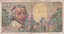 Francia 1000 Francs - Richelieu - 06-12-1956 - Serial K.302 - P.134