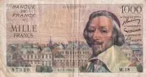 Francia 1000 Francs - Richelieu - 07-01-1954 - Serial M.18 - F - P.134a