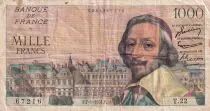 Francia 1000 Francs - Richelieu - 07-01-1954 - Serial T.22 - P.134