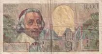 Francia 1000 Francs - Richelieu - 07-10-1954 - Serial D.73 - F - P.134a