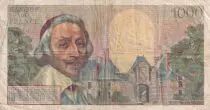 Francia 1000 Francs - Richelieu - 07-10-1954 - Serial V.74 - P.134