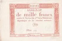 Francia 1000 Francs 18 Nivose n III (7.1.1795) - Sign. Chevrot