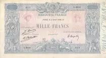 Francia 1000 Francs Blue on lilac - 02-04-1926 - Serial S.2218 - F to VF