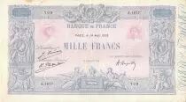 Francia 1000 Francs Blue on lilac - 14-08-1923 - Serial J.1677 -  VF