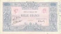 Francia 1000 Francs Blue on lilac - 14-11-1924 - Serial J.1777 -  VF