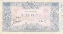 Francia 1000 Francs Blue on lilac - 20-05-1925 - Serial C.1934 - F to VF