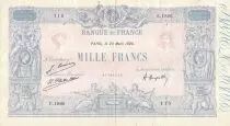 Francia 1000 Francs Blue on lilac - 23-03-1925 - Serial E.1885 - F to VF