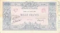 Francia 1000 Francs Blue on lilac - 27-01-1925 - Serial G.1838 - VF