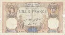 Francia 1000 Francs Ceres and Mercury - 05-03-1931 - Serial A.1231