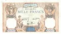 Francia 1000 Francs Ceres and Mercury - 05-05-1938 Serial D.3264 - VF