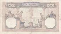 Francia 1000 Francs Ceres and Mercury - 12-02-1931 - Serial Z.1147
