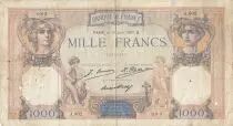 Francia 1000 Francs Ceres and Mercury - 13-06-1927 - S�rie J.302