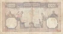 Francia 1000 Francs Ceres and Mercury - 13-06-1927 - S&eacute;rie J.302