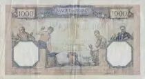 Francia 1000 Francs Ceres and Mercury - 14-01-1930 Serial Q.812 - VF