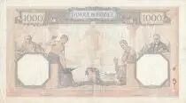 Francia 1000 Francs Ceres and Mercury - 16-11-1939 - Serial E.8375
