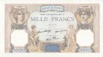 Francia 1000 Francs Ceres and Mercury - 16/12/1937 Serial O3129