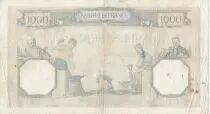 Francia 1000 Francs Ceres and Mercury - 17-09-1936 - Serial O.2590