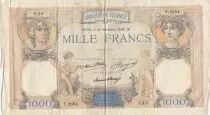 Francia 1000 Francs Ceres and Mercury - 19-11-1936 - Serial F.2664