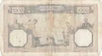 Francia 1000 Francs Ceres and Mercury - 21-09-1939 - Serial D.7950