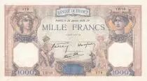 Francia 1000 Francs Ceres and Mercury - 26-01-1939 - Serial Y.5713