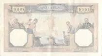 Francia 1000 Francs Ceres and Mercury - 29-12-1932 Serial T.2271 - VF+