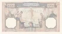 Francia 1000 Francs Ceres and Mercury - 30-03-1939 - Serial T.6865