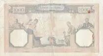Francia 1000 Francs Ceres and Mercury - 30-05-1940 - Serial M.9771