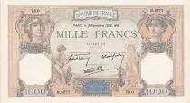 Francia 1000 Francs Ceres and Mercury - various years - VF+
