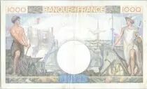 Francia 1000 Francs Commerce and Industry - 19-12-1940 Serial D.1314