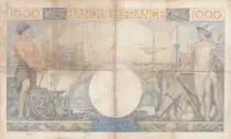 Francia 1000 Francs Commerce and Industry - 24-10-1940 - Serial V.341