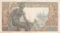 Francia 1000 Francs Goddess Demeter  - 10-12-1942 Serial O.2171