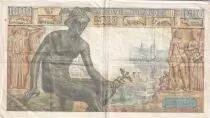 Francia 1000 Francs Goddess Demeter - 05.11.1942 - Serial X.1736