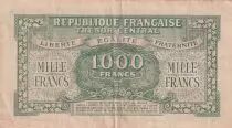 Francia 1000 Francs Marianne - 1945 - Letter D - P.017