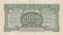 Francia 1000 Francs Marianne - 1945 - Letter D - P.017